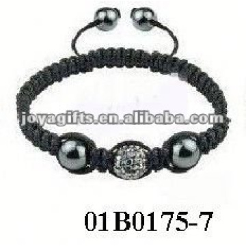 Mode quadratischen shamballa Armband